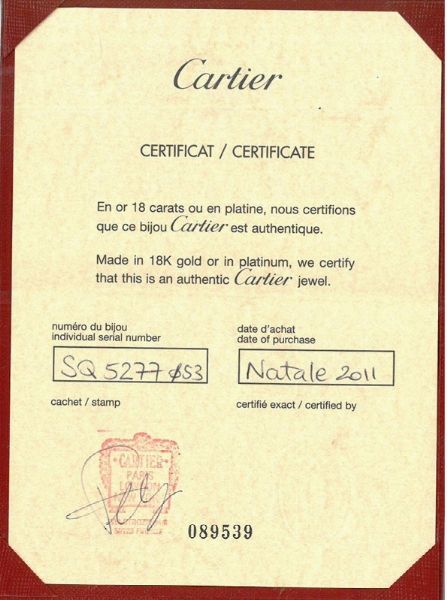 CARTIER : CARTIER ANELLO TRINITY  - Asta Gioielli - Associazione Nazionale - Case d'Asta italiane