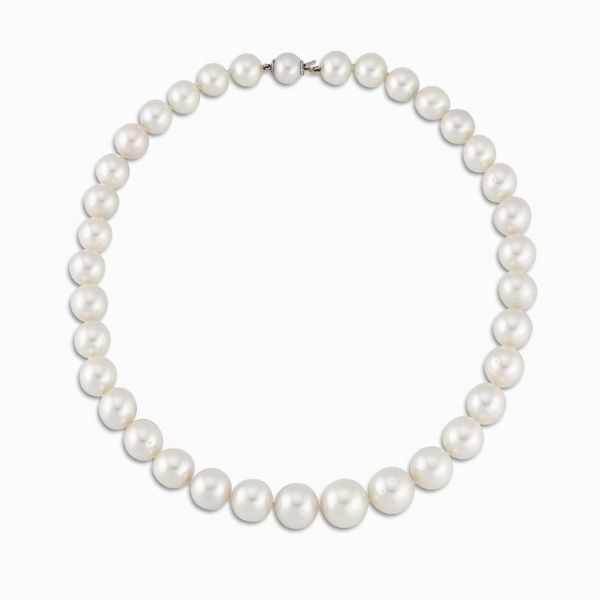 COLLANA DI PERLE SOUTH SEA  - Asta Gioielli - Associazione Nazionale - Case d'Asta italiane