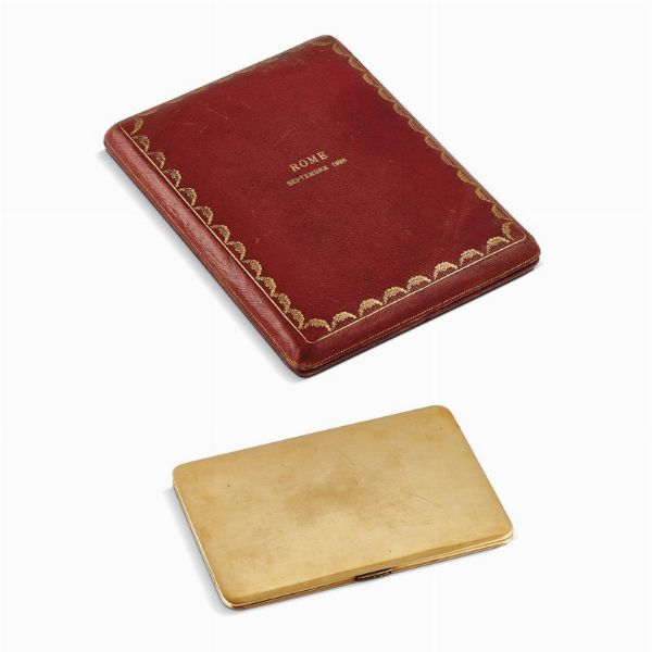 CARTIER : CARTIER GRANDE SCATOLA PORTASIGARETTE  - Asta Gioielli - Associazione Nazionale - Case d'Asta italiane