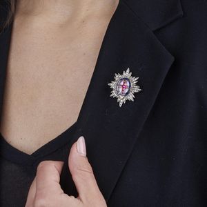 SPILLA REGIMENTAL ORDINE DELLA GIARRETTIERA  - Asta Gioielli - Associazione Nazionale - Case d'Asta italiane