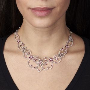 GIROCOLLO CON RUBINI E DIAMANTI  - Asta Gioielli - Associazione Nazionale - Case d'Asta italiane