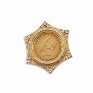 bulgari - BULGARI SPILLA CON MONETA