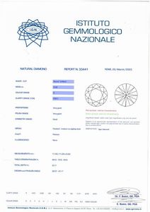 ANELLO SOLITARIO  - Asta Gioielli - Associazione Nazionale - Case d'Asta italiane