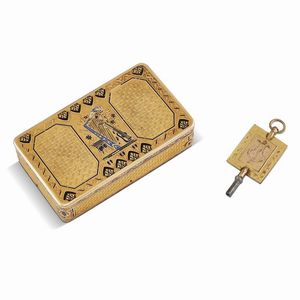 SCATOLA MUSICALE CON CARILLON  - Asta Gioielli - Associazione Nazionale - Case d'Asta italiane