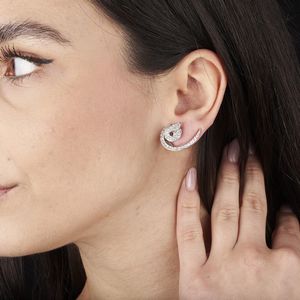 PAIO DI ORECCHINI CON DIAMANTI  - Asta Gioielli - Associazione Nazionale - Case d'Asta italiane