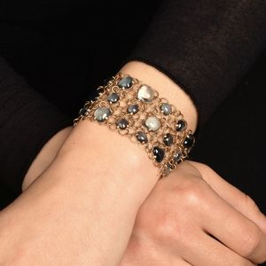 POMELLATO : POMELLATO BRACCIALE A CATENA CON QUARZI BLU  - Asta Gioielli - Associazione Nazionale - Case d'Asta italiane