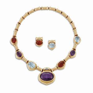 bulgari - BULGARI DEMI PARURE CON PIETRE SEMIPREZIOSE