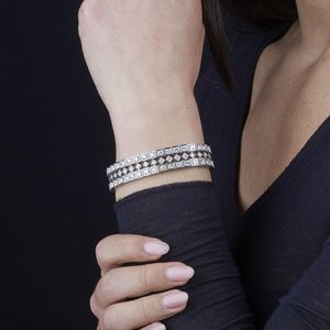 BRACCIALE A FASCIA CON DIAMANTI  - Asta Gioielli - Associazione Nazionale - Case d'Asta italiane