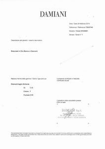 DAMIANI BRACCIALE TENNIS  - Asta Gioielli - Associazione Nazionale - Case d'Asta italiane