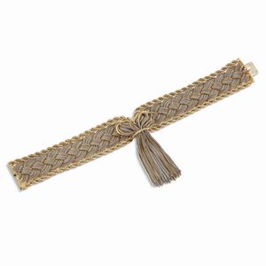 bulgari - BULGARI BRACCIALE A MAGLIA TESSITA