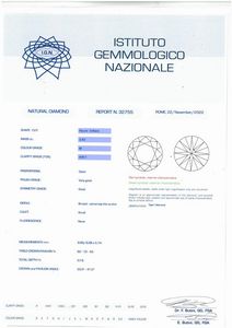 ANELLO SOLITARIO  - Asta Gioielli - Associazione Nazionale - Case d'Asta italiane