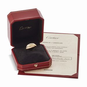 CARTIER : CARTIER ANELLO TRINITY  - Asta Gioielli - Associazione Nazionale - Case d'Asta italiane