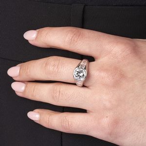 ANELLO CON DIAMANTI  - Asta Gioielli - Associazione Nazionale - Case d'Asta italiane