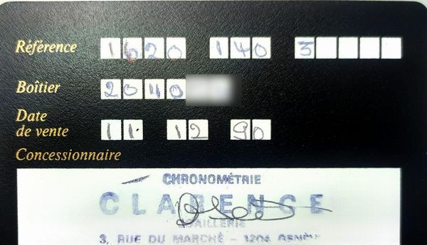 HUBLOT CRONOGRAFO REF. 1620.140.3 ANNO 1990  - Asta OROLOGI DA POLSO E DA TASCA - Associazione Nazionale - Case d'Asta italiane