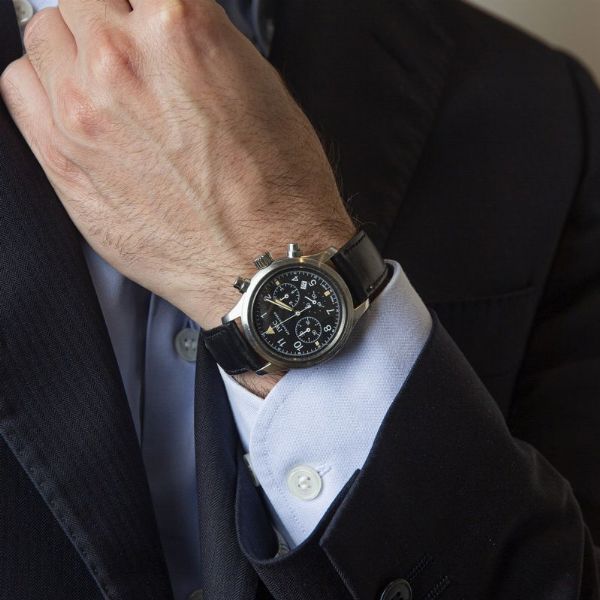 INTERNATIONAL WATCH COMPANY : IWC FLIEGERCHRONOGRAPH REF. 3741 N. 27309XX ANNO 2000  - Asta OROLOGI DA POLSO E DA TASCA - Associazione Nazionale - Case d'Asta italiane