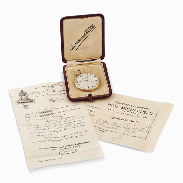 INTERNATIONAL WATCH COMPANY : IWC OROLOGIO DA TASCA N. 8895XX ANNO 1929  - Asta OROLOGI DA POLSO E DA TASCA - Associazione Nazionale - Case d'Asta italiane