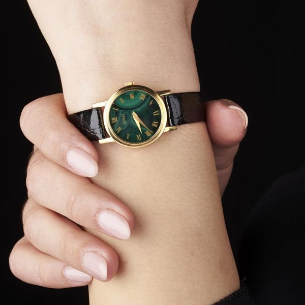 Piaget : PIAGET OROLOGIO DA DONNA REF. 921 MALACHITE  - Asta OROLOGI DA POLSO E DA TASCA - Associazione Nazionale - Case d'Asta italiane