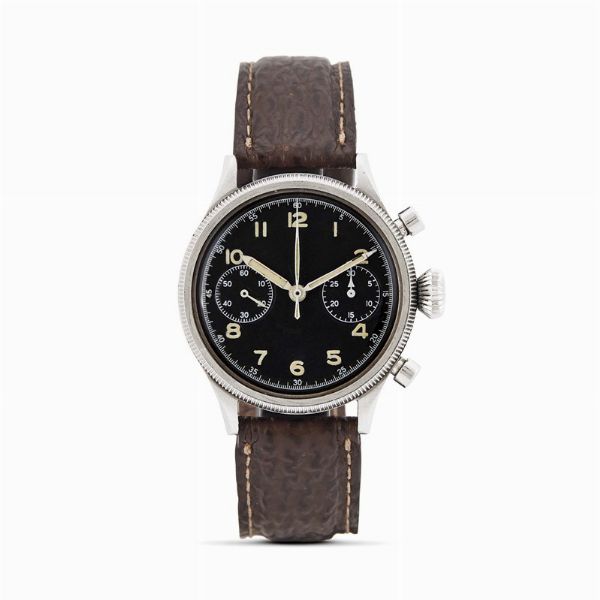 BREGUET TYPE 20 FLY-BACK CRONOGRAFO MILITARE N. 7858A ANNO 1957  - Asta OROLOGI DA POLSO E DA TASCA - Associazione Nazionale - Case d'Asta italiane