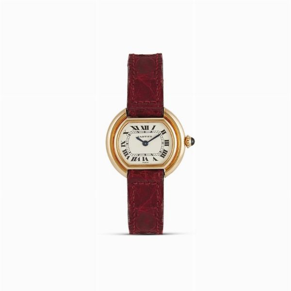 CARTIER : CARTIER PARIS ELLIPSE MISURA PICCOLA  - Asta OROLOGI DA POLSO E DA TASCA - Associazione Nazionale - Case d'Asta italiane