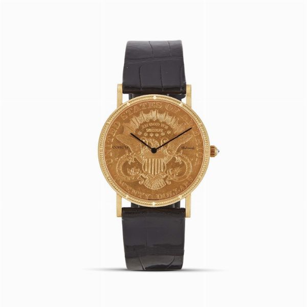 CORUM OROLOGIO MONETA DA 20$ AMERICANI  - Asta OROLOGI DA POLSO E DA TASCA - Associazione Nazionale - Case d'Asta italiane