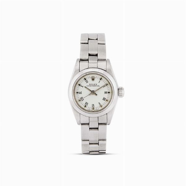 ROLEX : ROLEX OYSTER PERPETUAL LADY REF. 67180 N. R6023XX ANNO 1988  - Asta OROLOGI DA POLSO E DA TASCA - Associazione Nazionale - Case d'Asta italiane
