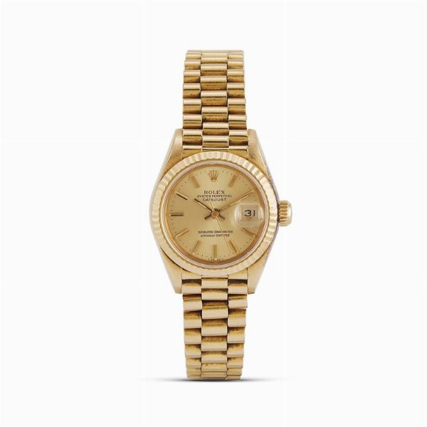 ROLEX : ROLEX DATEJUST LADY REF. 69178 N. 88852XX ANNO 1985  - Asta OROLOGI DA POLSO E DA TASCA - Associazione Nazionale - Case d'Asta italiane