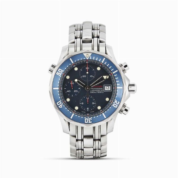 OMEGA : OMEGA SEAMASTER 300 CRONOGRAFO REF. 22258000 N. 845735XX ANNO 2008  - Asta OROLOGI DA POLSO E DA TASCA - Associazione Nazionale - Case d'Asta italiane