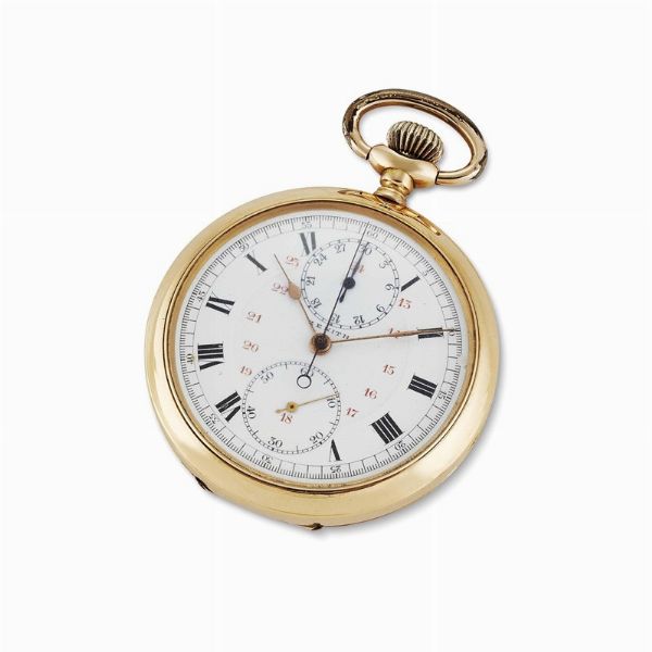 ZENITH : ZENITH OROLOGIO DA TASCA CRONOGRAFO MONOPULSANTE N. 24653XX  - Asta OROLOGI DA POLSO E DA TASCA - Associazione Nazionale - Case d'Asta italiane