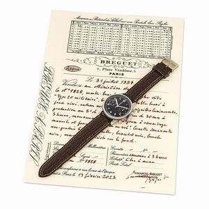 BREGUET TYPE 20 FLY-BACK CRONOGRAFO MILITARE N. 7858A ANNO 1957  - Asta OROLOGI DA POLSO E DA TASCA - Associazione Nazionale - Case d'Asta italiane