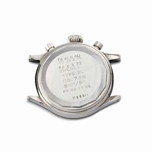 BREGUET TYPE 20 FLY-BACK CRONOGRAFO MILITARE N. 7858A ANNO 1957  - Asta OROLOGI DA POLSO E DA TASCA - Associazione Nazionale - Case d'Asta italiane