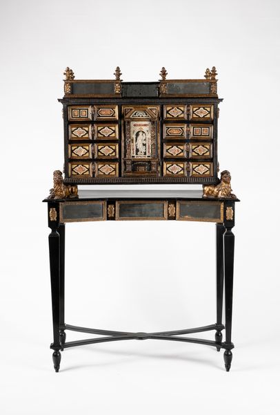 Stipo di forma architettonica. Toscana, secolo XVII  - Asta Arredi Antichi - Associazione Nazionale - Case d'Asta italiane