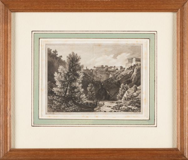 Lotto composto da cinque incisioni di Massimo d'Azeglio, Giovanni Migliara, Giuseppe Borsato, Giuseppe Bisi e Carlo Canella, raffiguranti paesaggi  - Asta Arredi Antichi - Associazione Nazionale - Case d'Asta italiane