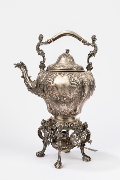 Samovar in argento  - Asta Arredi Antichi - Associazione Nazionale - Case d'Asta italiane