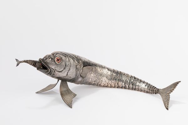 Pesce snodabile in argento  - Asta Arredi Antichi - Associazione Nazionale - Case d'Asta italiane
