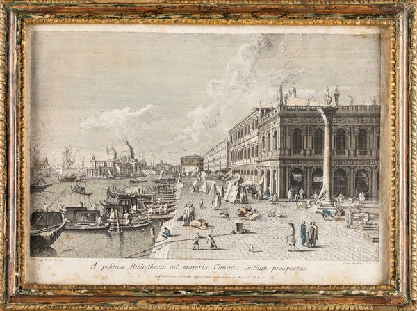 Lotto composto da sei acquaforti di Giovanni Battista Brustolon (1712-1796). Venezia, secolo XVIII  - Asta Arredi Antichi - Associazione Nazionale - Case d'Asta italiane