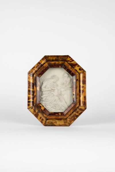 �Altorilievo in stucco raffigurante Sacra famiglia. Secolo XVIII/XIX  - Asta Arredi Antichi - Associazione Nazionale - Case d'Asta italiane