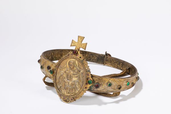 Corona in bronzo dorato. Manifattura est europea, secolo XIX  - Asta Arredi Antichi - Associazione Nazionale - Case d'Asta italiane