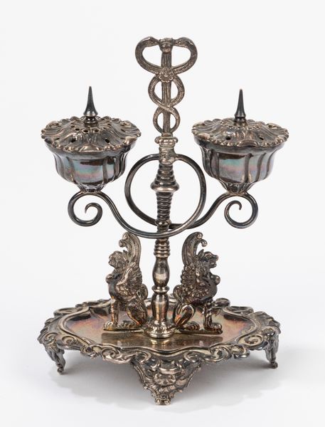 Bruciaprofumi in argento, secolo XIX  - Asta Arredi Antichi - Associazione Nazionale - Case d'Asta italiane