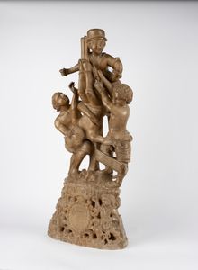 Scultura in alabastro raffigurante Deposizione. Sicilia, secolo XVII  - Asta Arredi Antichi - Associazione Nazionale - Case d'Asta italiane