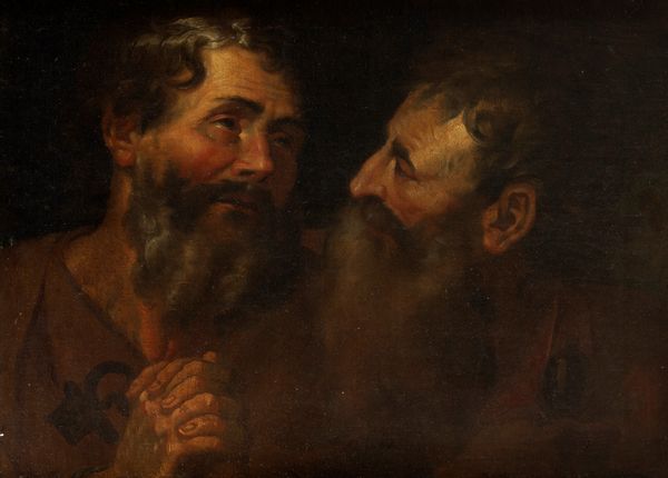 Scuola fiamminga, secolo XVII : San Pietro e San Paolo  - Asta Dipinti e Disegni Antichi - Associazione Nazionale - Case d'Asta italiane