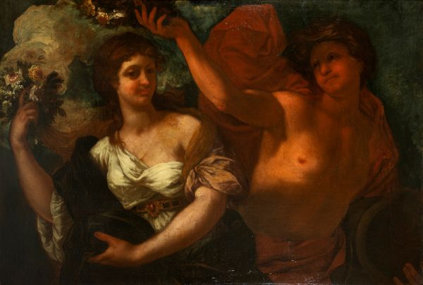 Scuola veneta, seconda metà del secolo XVII : Zefiro e Flora  - Asta Dipinti e Disegni Antichi - Associazione Nazionale - Case d'Asta italiane