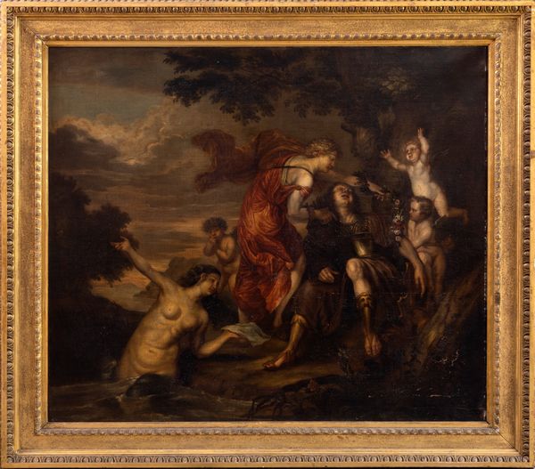 Scuola fiamminga, secolo XVII : Rinaldo ed Armida  - Asta Dipinti e Disegni Antichi - Associazione Nazionale - Case d'Asta italiane