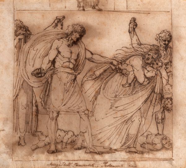SCUOLA NEOCLASSICA : La strage degli Innocenti  - Asta Dipinti e Disegni Antichi - Associazione Nazionale - Case d'Asta italiane