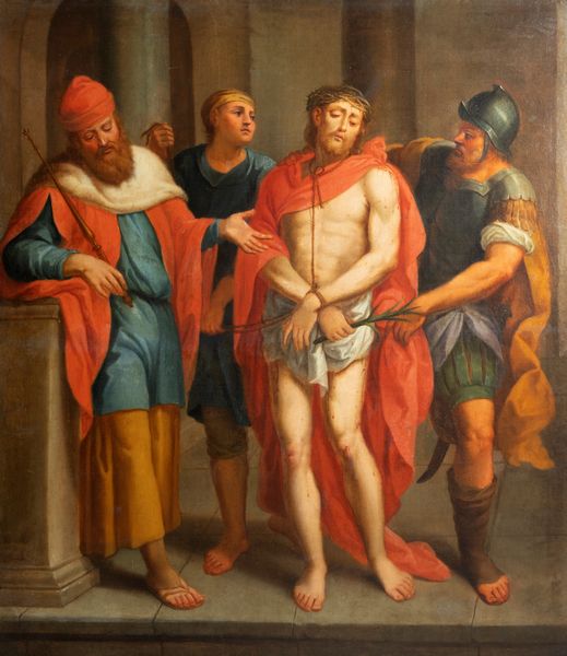 Scuola dell'Italia centrale, fine secolo XVI - inizi secolo XVII : Ecce Homo  - Asta Dipinti e Disegni Antichi - Associazione Nazionale - Case d'Asta italiane