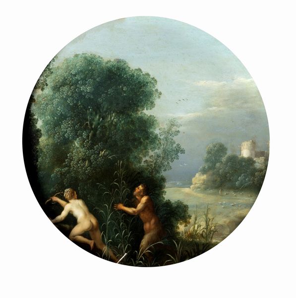 Artista fiammingo attivo a Roma, fine secolo XVI - inizi secolo XVII : Cefalo e Procri; e Pan e Siringa,  en pendant  - Asta Dipinti e Disegni Antichi - Associazione Nazionale - Case d'Asta italiane