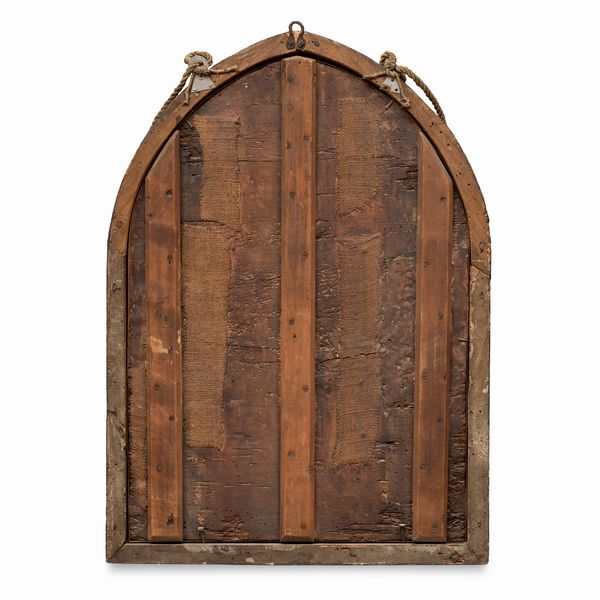 Maestro di Mezzana (attivo a Firenze nel secolo XIV) : Madonna con Bambino  - Asta Dipinti e Disegni Antichi - Associazione Nazionale - Case d'Asta italiane