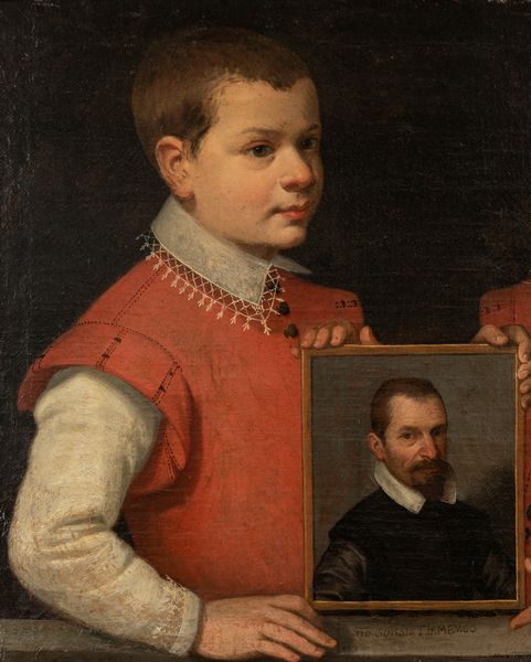 Jan Soens : Autoritratto del pittore con i due figli  - Asta Dipinti e Disegni Antichi - Associazione Nazionale - Case d'Asta italiane
