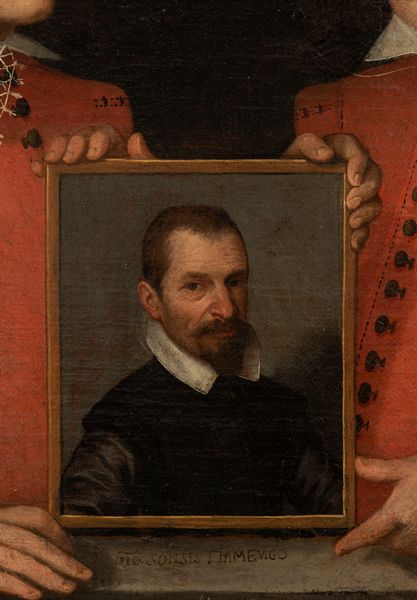 Jan Soens : Autoritratto del pittore con i due figli  - Asta Dipinti e Disegni Antichi - Associazione Nazionale - Case d'Asta italiane