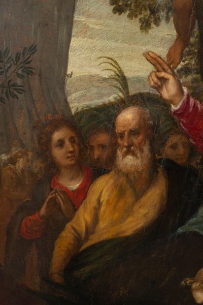 Domenico Cresti, detto il Passignano : Entrata di Cristo a Gerusalemme  - Asta Dipinti e Disegni Antichi - Associazione Nazionale - Case d'Asta italiane