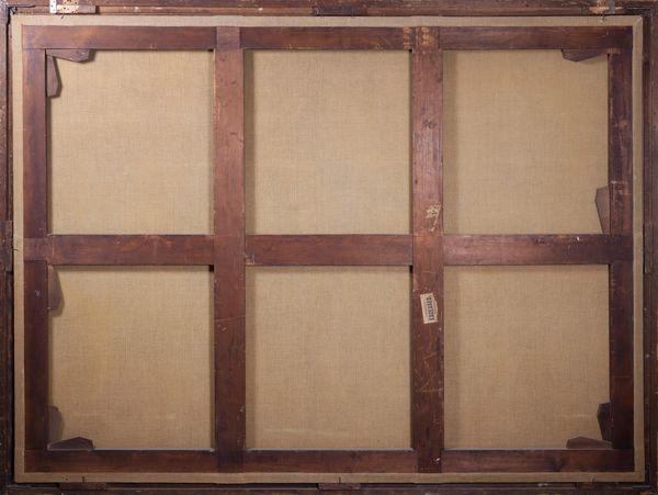 Scuola romana, secolo XVII : Ratto di Elena  - Asta Dipinti e Disegni Antichi - Associazione Nazionale - Case d'Asta italiane